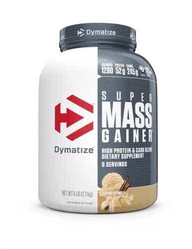 Dymatize Super Mass Gainer Protein Powder, Calories & G Protein, Gain Strength & Size Quickly, G Bcaas, Mixes Easily, Tastes Delicious, Gourmet Vanilla, Pound (Pack Of )