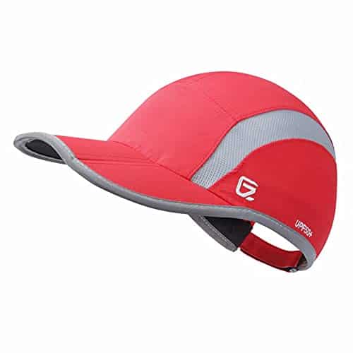 Gadiemkensd Adjustable Quick Drying Reflective Foldable Running Cap Outdoor Sports Hat Upf Inhibit Uv Mesh Race Performance Water Repellency Baseball Cap Red Gadiemkensd Adjustable Quick Drying Reflective Foldable Running Cap Outdoor Sports Hat + Upf Inhibit Uv Mesh Race Performance Water Repellency Baseball Cap (Red)