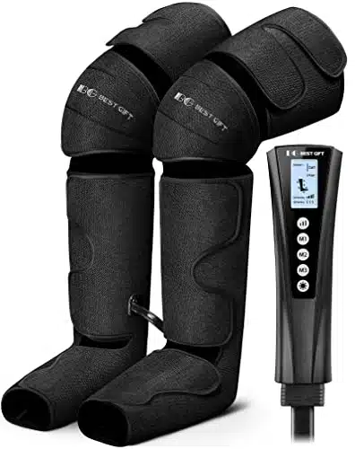 Gifts For Dad Mom Men Women Christmas Mother Day Father Day, Air Compression Massager With Heat For Foot,Leg,Calf,Thigh And Knee, Helpful For Vericose Veins, Muscle Fatigue, C
