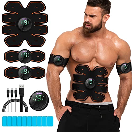 Grexemin Abs Stimulator Workout Equipment Ab Machine Usb Rechargeable Gear For Abdomenarmleg Strength Training Equipment For Men And Women Grexemin Abs Stimulator Workout Equipment, Ab Machine Usb Rechargeable Gear For Abdomenarmleg, Strength Training Equipment For Men And Women