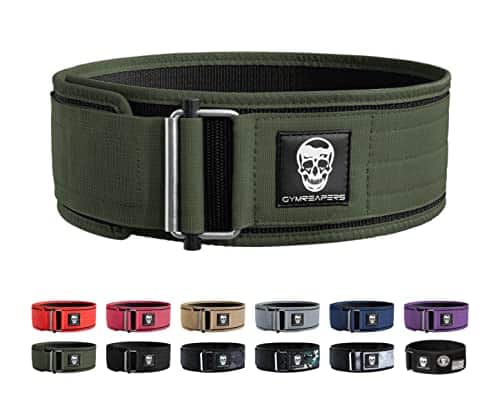 Gymreapers Quick Locking Weightlifting Belt For Bodybuilding Powerlifting Cross Training Inch Neoprene With Metal Buckle Adjustable Olympic Lifting Back Support Ranger Gymreapers Quick Locking Weightlifting Belt For Bodybuilding, Powerlifting, Cross Training Inch Neoprene With Metal Buckle Adjustable Olympic Lifting Back Support (Ranger