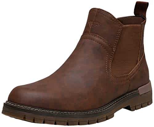 Jousen Chelsea Boots Casual Slip On Ankle Waterproof Mens Bootsamya Brown Jousen Chelsea Boots Casual Slip On Ankle Waterproof Mens Boots(Amya Brown )