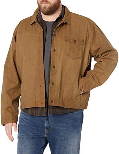 Legendary Whitetails Mens Tough As Buck Waxed Trucker Jacket Nutmeg Large Legendary Whitetails Men'S Tough As Buck Waxed Trucker Jacket, Nutmeg, Large