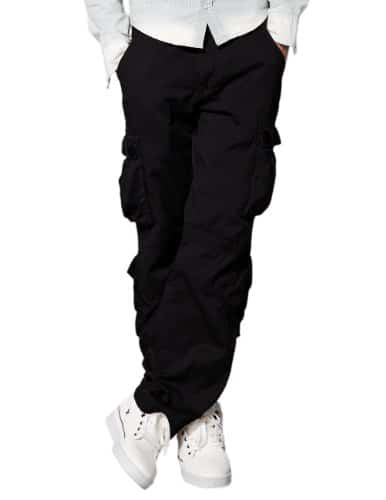 Match Mens Wild Cargo Pantsblack Match Men'S Wild Cargo Pants(Black,)