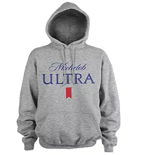 Michelob Officially Licensed Ultra Hoodie (Heather Grey), Heather Grey, Large