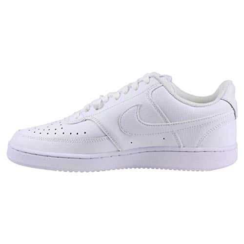 Nike Mens Court Vision Low Sneaker Whitewhiteblack Regular Us Nike Men'S Court Vision Low Sneaker, Whitewhiteblack, Regular Us