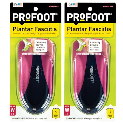 Profoot Orthotic Insoles For Plantar Fasciitis Heel Pain Womens Pair Gel Heel Shock Absorbing Insoles To Help Reduce Pain Stress Foot Care Arch Support Inserts For S Profoot Orthotic Insoles For Plantar Fasciitis & Heel Pain, Women'S , Pair, Gel Heel Shock Absorbing Insoles To Help Reduce Pain & Stress, Foot Care Arch Support Inserts For S