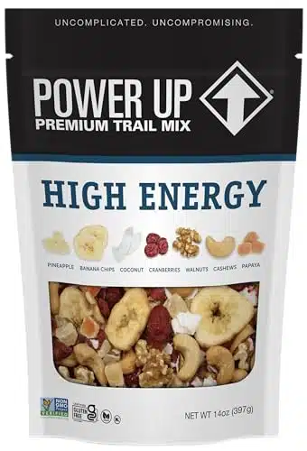 Power Up Premium Trail Mix   High Energy Trail Mix Oz, Gluten Free, Vegan, Non Gmo