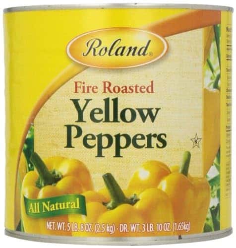 Roland Foods Fire Roasted Yellow Peppers Whole Peppers Specialty Imported Food Lb Oz Can Roland Foods Fire Roasted Yellow Peppers, Whole Peppers, Specialty Imported Food, Lb Oz Can