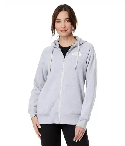 The North Face Brand Proud Full Zip Hoodie Tnf Light Grey Heather Md