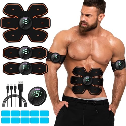 Cepignoly Joinpital Abs Stimulator Workout Equipment Ab Machine Usb Rechargeable Gear For Abdomenarmleg Strength Training Equipment For Men And Women Cepignoly Joinpital Abs Stimulator Workout Equipment, Ab Machine Usb Rechargeable Gear For Abdomenarmleg, Strength Training Equipment For Men And Women