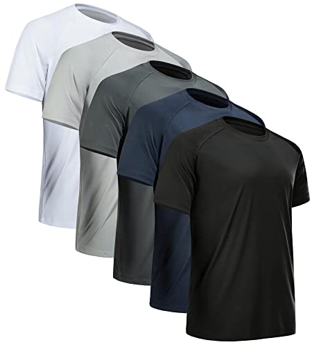 Ce Cerdr Mens Workout Shirts Quick Dry Performance Short Sleeve Athletic Shirt Ce' Cerdr Mens Workout Shirts Quick Dry Performance Short Sleeve Athletic Shirt