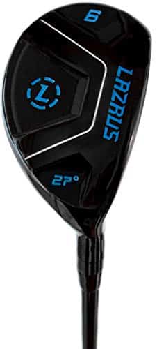 Lazrus Golf Premium Hybrid Golf Clubs For Men   ,,,,,,,,Pw Right Hand & Left Hand Single Club, Graphite Shafts, Regular Flex (Black Right Hand, , Rh, Black Single)
