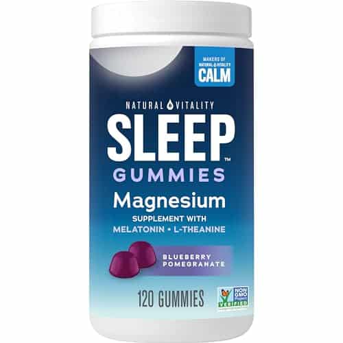 Natural Vitality Sleep Gummies Magnesium Supplement With Melatonin And L Theanine Vegan Gluten Free Helps The Body Ease Into Sleep Blueberry Pomegranate Count Natural Vitality Sleep Gummies, Magnesium Supplement With Melatonin And L Theanine, Vegan, Gluten Free, Helps The Body Ease Into Sleep, Blueberry Pomegranate Count