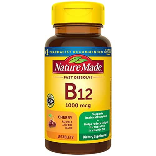 Nature Made Vitamin Bmcg, Easy To Take Sublingual Bfor Energy Metabolism Support, Sugar Free Fast Dissolve Tablets, Day Supply