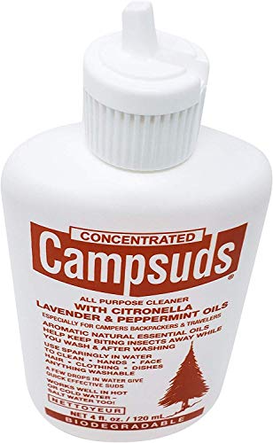 Sierra Dawn Campsuds Biodegradable Soap With Insect Deterrent Citronella, Lavender, Peppermint Oils (Ounce Bottle)