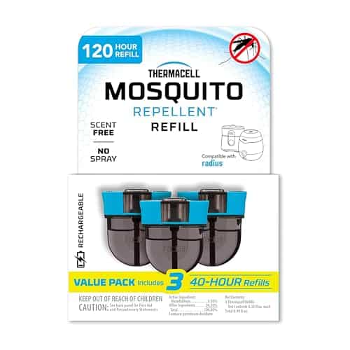 Thermacell Mosquito Rechargeable Repeller Refills Compatible With Thermacell E Series Radius Only Foot Mosquito Protection Zone Deet Free Bug Spray Alternative Scent Fre Thermacell Mosquito Rechargeable Repeller Refills; Compatible With Thermacell E Series & Radius Only; Foot Mosquito Protection Zone; Deet Free Bug Spray Alternative; Scent Fre