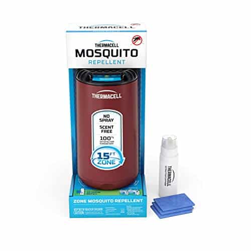 Thermacell Patio Shield Mosquito Repeller Includes Hour Refill Highly Effective Mosquito Repellent For Patio Deet Free Bug Spray Alternative Scent Free No Candles Or Flam Thermacell Patio Shield Mosquito Repeller; Includes Hour Refill; Highly Effective Mosquito Repellent For Patio; Deet Free Bug Spray Alternative; Scent Free; No Candles Or Flam