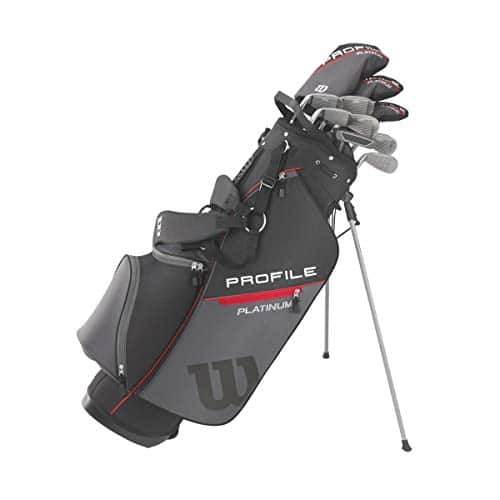 Wilson Golf Profile Platinum Package Set Mens Right Handed Regular Carry Greyblack Wilson Golf Profile Platinum Package Set, Men'S Right Handed, Regular Carry , Greyblack