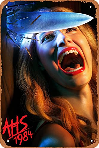 Yuttz American Horror Story Poster Metal Tin Sign Horror Tv Series Ahs Sign Vintage Look Wall Decor Gift Xinch, Inchinch