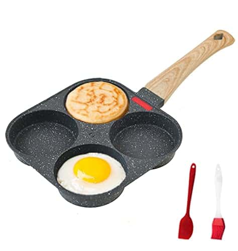Hupecha Cup Egg Pan Nonstick And Healthy Granite Egg Frying Pan Versatile Breakfast Skillet For Eggs Pancakes Plett Crepes Compatible With Gas Stove And Induction Cookto Hupecha Cup Egg Pan Nonstick, And Healthy Granite Egg Frying Pan, Versatile Breakfast Skillet For Eggs, Pancakes, Plett, Crepes, Compatible With Gas Stove And Induction Cookto