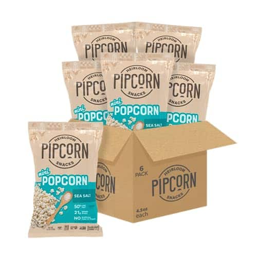 Heirloom Sea Salt Mini Popcorn By Pipcorn   Oz Pk   Healthy Snacks, Gluten Free Snacks, Heirloom Corn, Salty Snacks