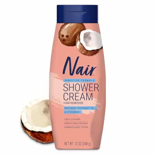 Nair Sensitive Shower Cream Hair Remover With Natural Coconut Oil And Vitamin E Body Hair Removal Cream For Women Oz 1 Nair Sensitive Shower Cream Hair Remover With Natural Coconut Oil And Vitamin E, Body Hair Removal Cream For Women, Oz