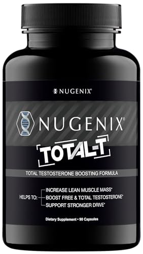 Nugenix Total T, Free and Total Testosterone Booster Supplement for Men, Count